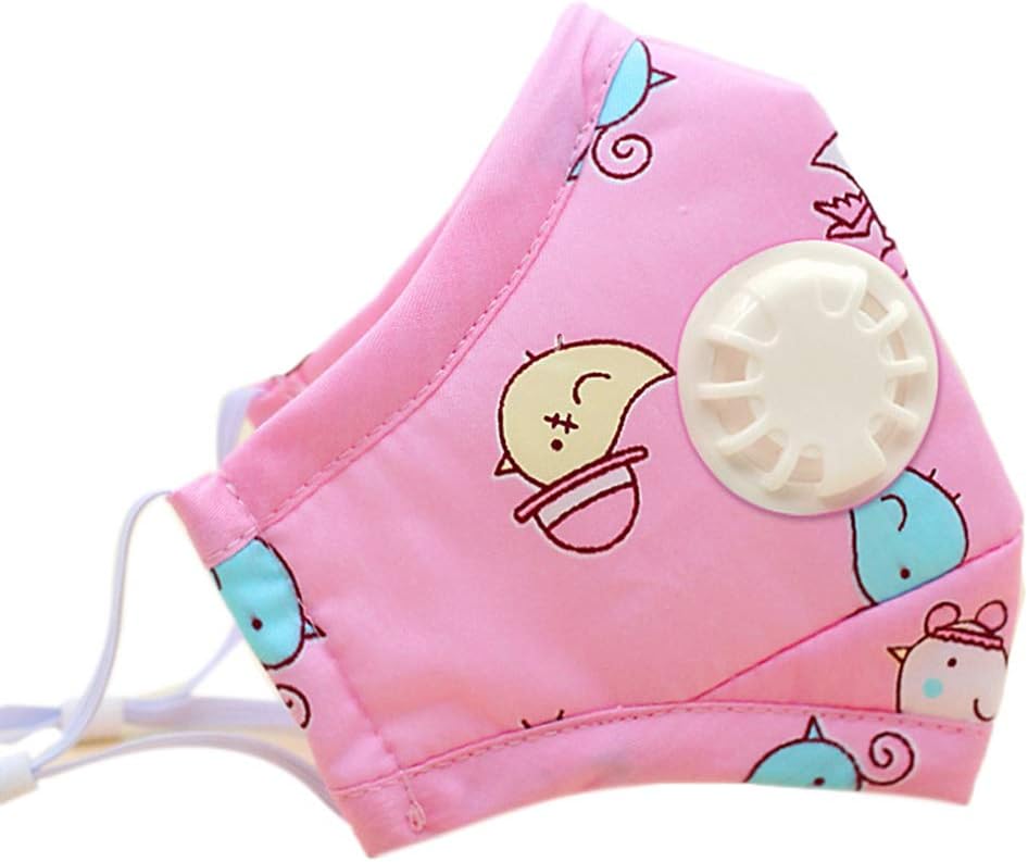 wenjuersty Winter Children Kids Dustproof Washable Cotton N95 Mouth Mask Cartoon