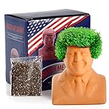 Donald Trump Chia Decorative Pottery Planter