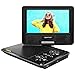 APEMAN 7.5'' Portable DVD Player for Kids and Car Swivel Screen Support SD Card USB CD DVD with AV Input/Output and Earphone Port 4 Hours Built in Rechargeable Battery primary