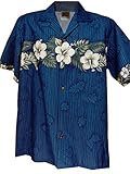 A WinnieFashion Hawaiian (100% Cotton) New SURF / Hibiscus Aloha Shirts (USA)