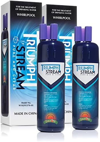 1 or 2 Pack | Replacement Whirlpool W10295370 Refrigerator Water Filter 1 for W10295370A EDR1RXD1 Kenmore 46 9930 Kitchen Aid Maytag Jenn-Air Amana Refrigerator Water Ice Replacement Filter