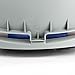 Leader Accessories Molded Fold Down Boat Seat (Gray/Blue)