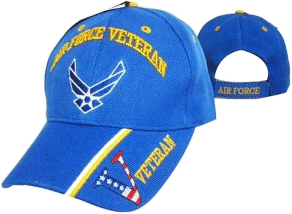 AES U.S. Air Force Wings Embroidered Cap - Olive Green Military Hat With Hook & Loop Strap - Officially Licensed - View #6