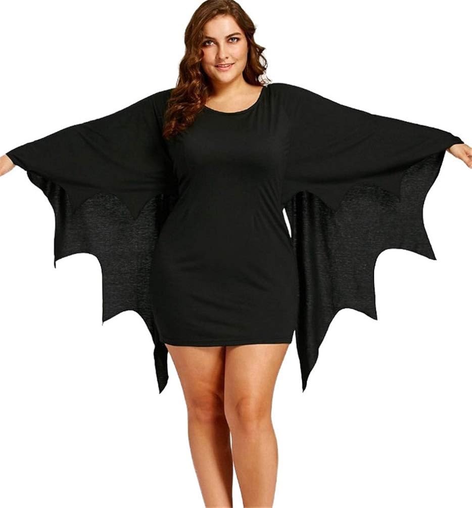 long sleeve batwing dress