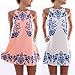 Fedi Sexy Women Sleeveless Floral Sundress Evening Cocktail Party Mini Maxi Dress Asian Size XL