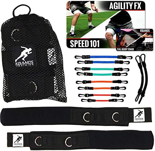 Kbands | Speed and Strength Leg Resistance Bands | Includes Speed 101 and Agility FX Digital Training Programs