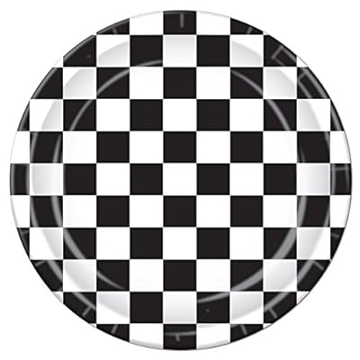 Race Car Party Supplies Deluxe Kit - Plates, Napkins, Cups, Plastic Cutler, Decorations by Party Tableware Today