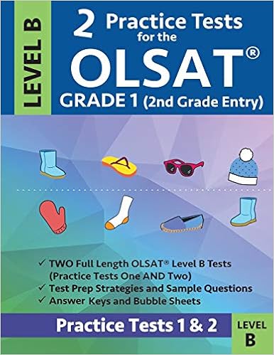 Amazon Com 2 Practice Tests For The Olsat Grade 1 2nd Grade