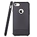 iPhone 7 Case, Moze [Soft Armor] Resilient Tpu [Air Cushion] Ultimate protection from drops and impacts for iPhone 7 - Black