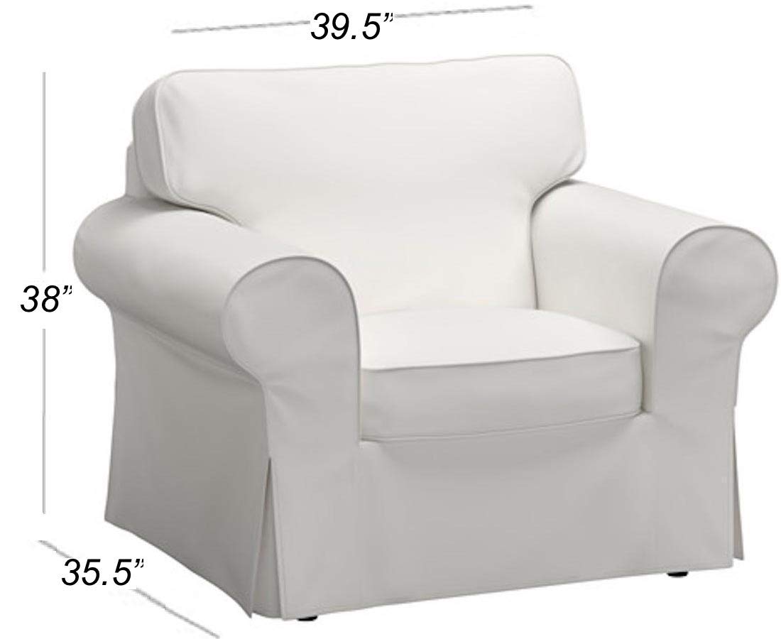 The Chair Cover is Sofa Slipcover Replacement. It Fits Pottery Barn PB