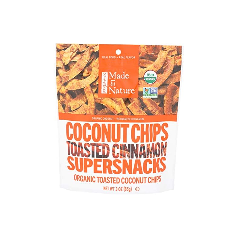 Made in Nature Coconut Chips Toasted Cinnamon, 3 oz