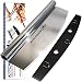 14" Pizza Cutter by Kitchenstar | Sharp Stainless Steel Slicer Knife - Rocker Style w Blade Cover | Chop and Slices Perfect Portions + Dishwasher Safe - Premium Pizza Oven Accessories primary
