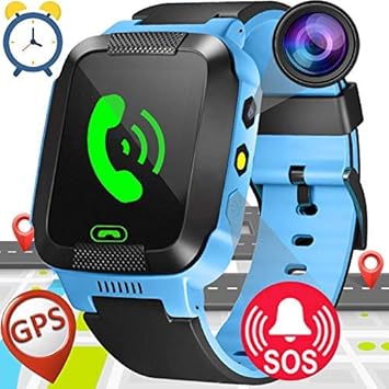 Smartwatch Niños,GPS Tracker Smartwatch Inteligente Relojes para ...