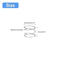 uxcell Compression Spring, 5Pcs 304 Stainless