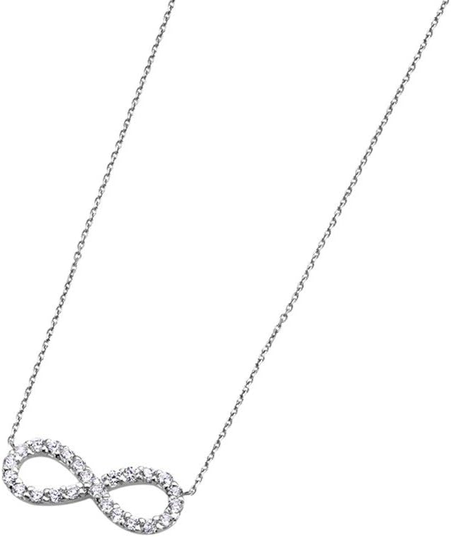 Lotus Silver TRENDY Necklace sterling silver infinity symbol LP1253-1/1