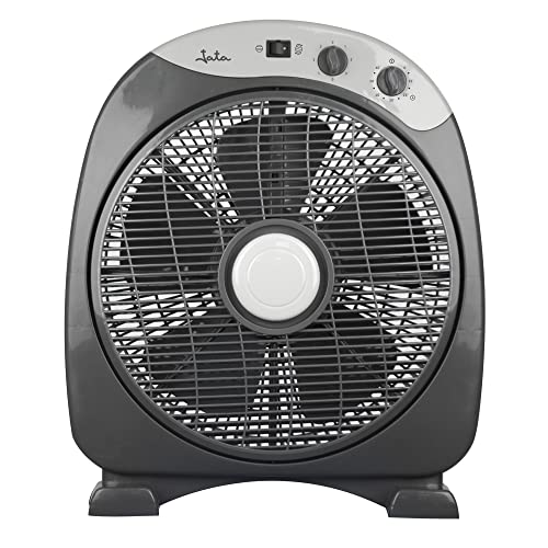 JVVS3015 - Ventilador de Suelo Oscilante 3 Velocidades, Silencioso 60 dB, Temporizador 60 min, 33,5 cm, Bajo Consumo, Desconexión Automática, 1419 m³/h