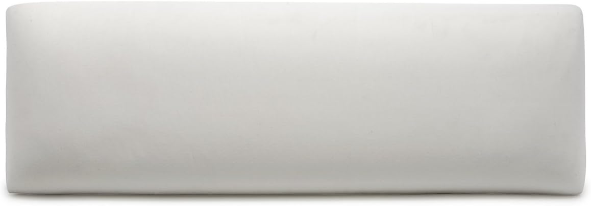 The Hue Cottage Back Pain Relief Memory Foam Long Rectangle Body Pillow - Knee Pain Relief, Leg Pain Rest, for Better Circulation & Gentle Comfort - 10" x 30" inches.