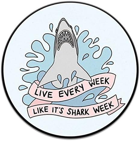 Personalized Custom Expanding Stand Pop Grip Mount Holder Sockets for iPhone,Note 8,Smartphones and Tablets - Live Every Week Like It's Shark Week Black