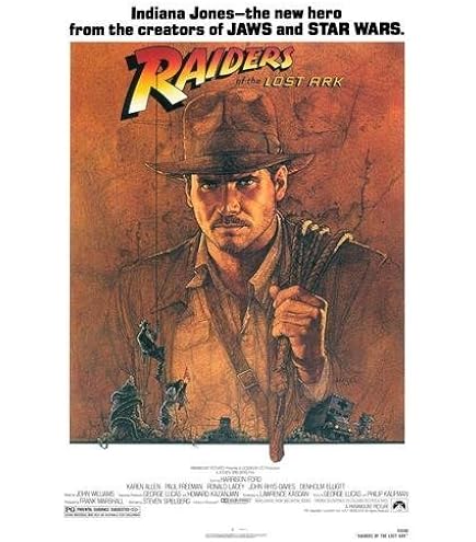 Amazon.com: PremiumPrints Posters USA Indiana Jones Raiders of The