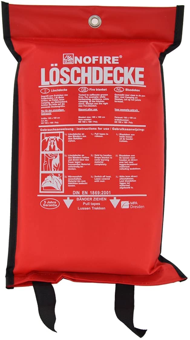 No Fire NO 160X180 POLY 1C blanket
