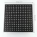 Hiendure® 12-inch LED Square Stainless Steel Thin Rain Shower Head, Oil Rubbed Bronze