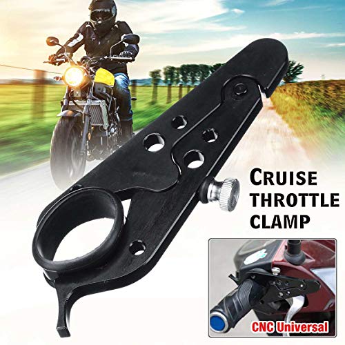 BOYISEN Motorcycle Cruise Control Universal Throttle Lock with Anti-slip Silicone Ring