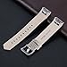 bayite Leather Replacement Bands for Fitbit Charge 2, Textured Grey
