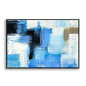 Framed Canvas Wall Art for Living Room, Bedroom Abstract Impression Canvas Prints for Home Decoration Ready to Hanging - 16x24 inches