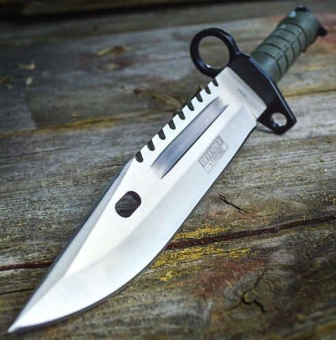 13" Military Survival Rambo Fixed Blade Hunting Knife Bayonet Tactical Bowie