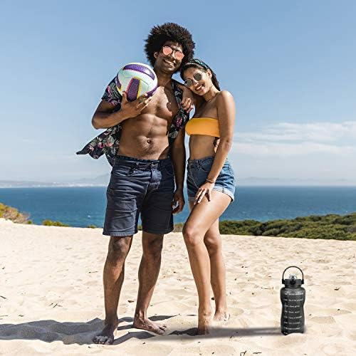 Blue BPA-free water bottle priced at $15.99.