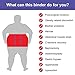 JOMECA Plus Size Bariatric Abdominal Binder, Hernia Support Compression Belt, Stomach Wrap Help for Bariatric, Postpartum And Post-Surgery Tummy, Close-Fitting Breathable Obese Girdle Fit Men & Women