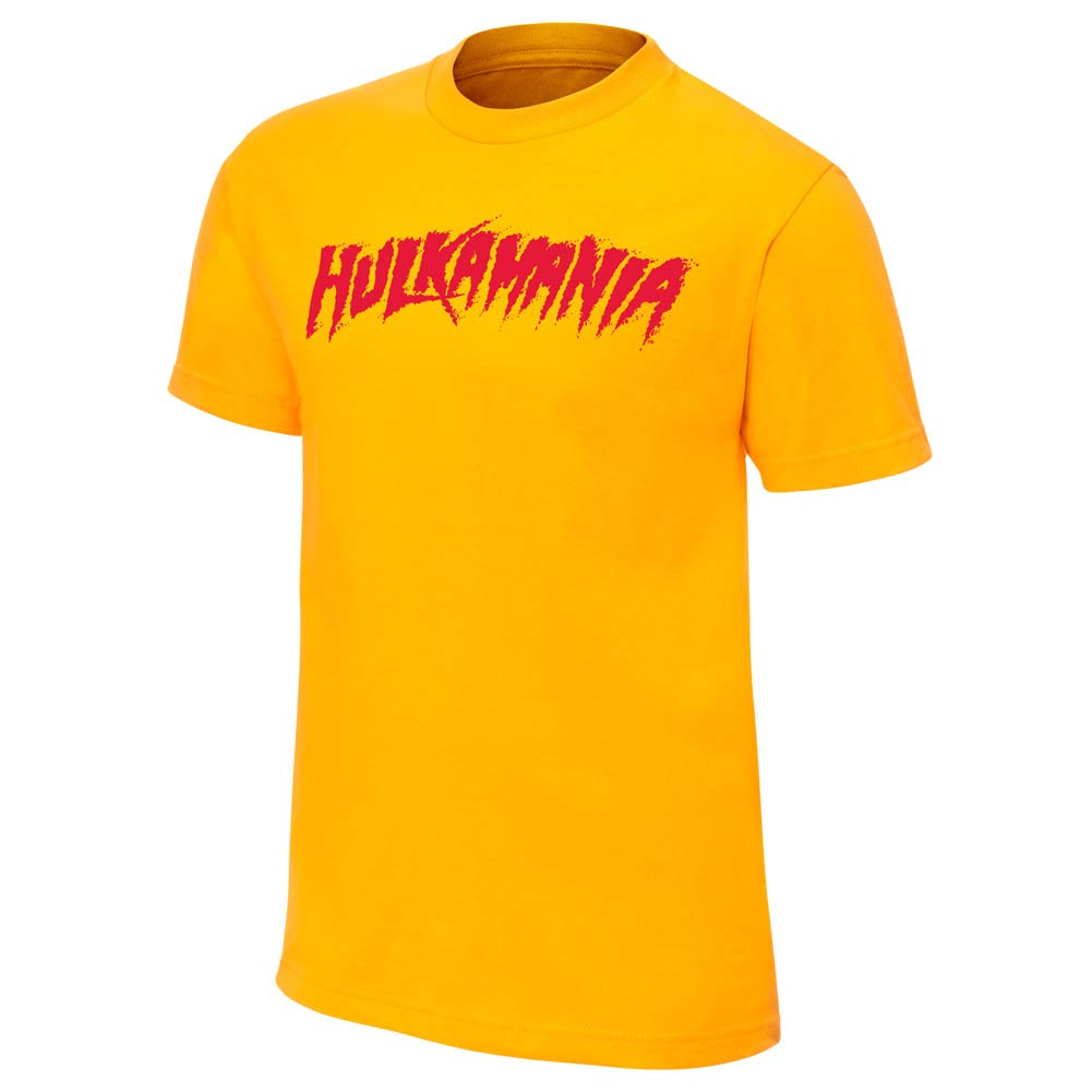 WWE Hulk Hogan Hulkamania Yellow Authentic T-Shirt