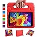 NEWSTYLE Tab 4 8.0 Shockproof Case Light Weight Kids Case Super Protection Cover Handle Stand Case for Kids Children for Samsung Galaxy Tab 4 8.0 8-inch SM-T330 SM-T331 SM-T335 - Red Color