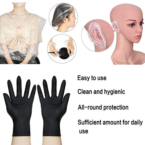 30 PCS Hair Dye Color Kit, Hair Tinting Bowl, Dye Brush, Ear Cover, Cape, Disposable Gloves for Salon Hair Dye Home Use Coloring DIY Bleaching Hair Dryers