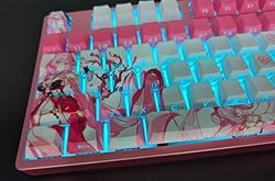 Benemate Honkai Elysia Keycaps, 108 + 27 Backlit