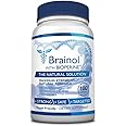 Brainol - The Smartest Choice For A Brain Boosting Nootropic - Enhance Mental Performance, Focus and Clarity - With DMAE, Huperzine A, BioPerine - Vegan-Friendly - 180 Capsules - 3 Month Supply