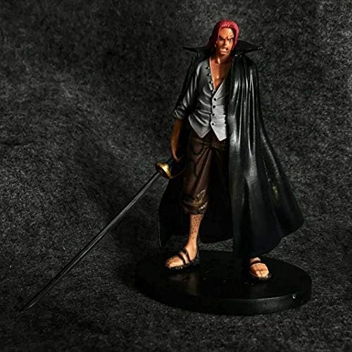 Amazon Com Dmcmx Static Room Table Decoration Shanks One Piece Red Hair 17 5cm Bedside Computer Case Decoration Anime Game Character Model Color Box Exquisite Figure Home Kitchen