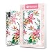 Mazoper iPhone X Case,iPhone Xs Case for Women/Girl, Cute Floral Flower Printed Design Thin Anti-Scratch Shockproof with TPU Bumper Protective Cover for iPhone X/iPhone Xs(Color1)