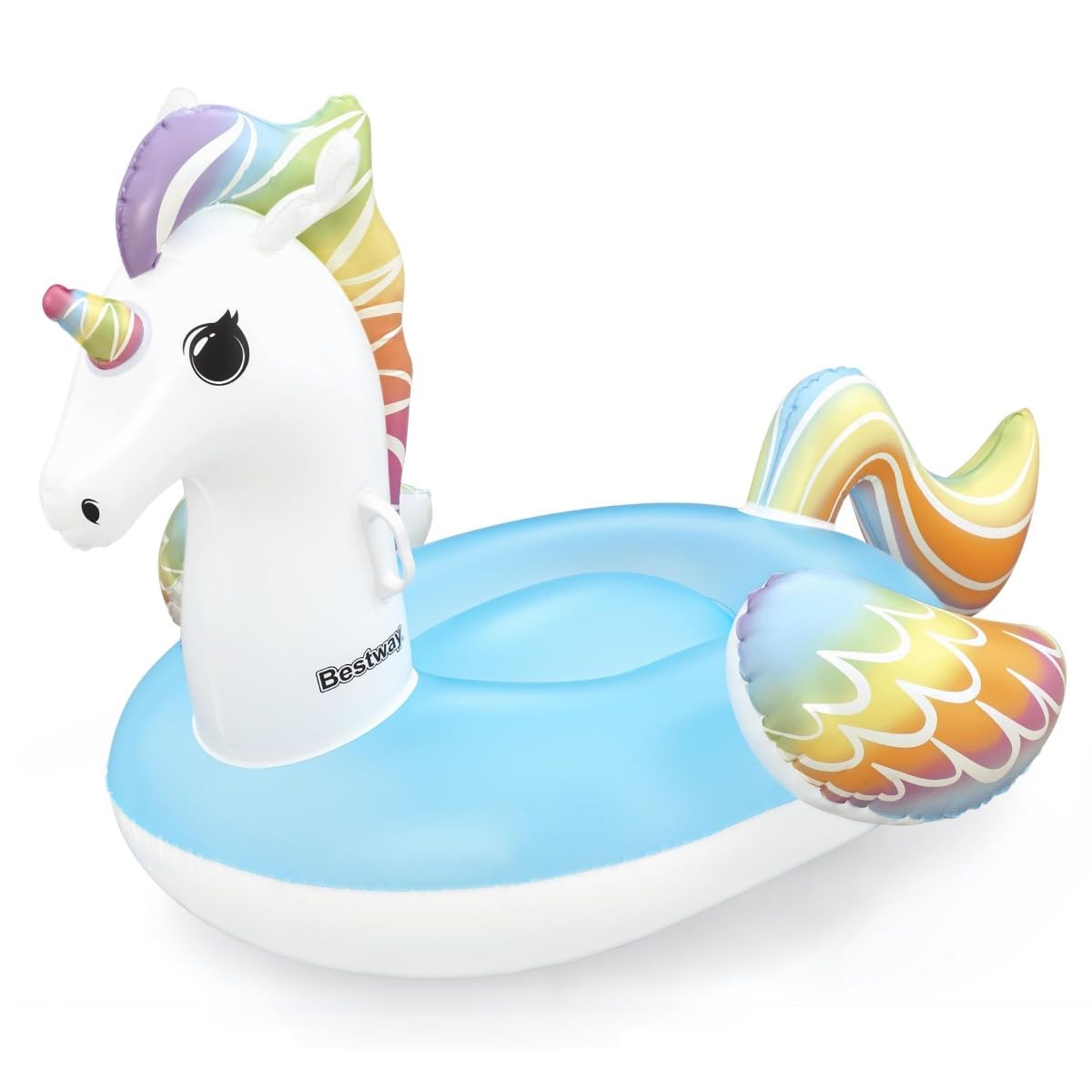 Bestway Inflatable Unicorn for Kids, Giant Inflatable Ride-On for Swimming Pool