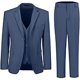 Boys Suits 3 Piece Slim Fit Suit Set Dresswear Ring Bearer Outfit for Boy