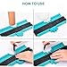 Contour Gauge 10 Inch Profile Gauge and 5 Inch Shape Duplicator, HYLONG Plastic Contour Gauge Precisely Copy Irregular Shapes For Perfect Fit and Easy Cutting