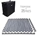 IncStores - Premium Soft Wood Interlocking Foam Tiles (Grey, 25 Tiles)