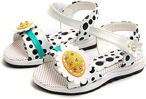 Aniywn Toddler Children Dot Cute Sandals Sneaker Baby Girls Floral Casual Soft Sole Single Shoes