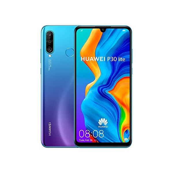 HUAWEI-P30-Lite-256-GB-615-Inch-FHD-Dewdrop-Display-Smartphone-with-MP-AI-Ultra-wide-Triple-Camera-6-GB-RAM-Android-90-Sim-Free-Mobile-Phone-UK-Version-Blue HUAWEI P30 Lite 256 GB 6.15 Inch FHD Dewdrop Display Smartphone with MP AI Ultra-wide Triple Camera, 6 GB RAM, Android 9…