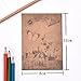 Antner 12 Pack Pocket Notebook 4 Designs Retro Cover Notepads, 4.7