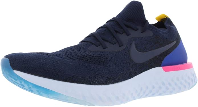 nike epic react flyknit college navy mens