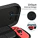 VUP Ultra Slim Carrying Case for Nintendo Switch, Switch Hard Cover Portable Protective Travel Shell for Nintendo Switch Console & Accessories with 8 Game Cartridges – Blackthumb 2