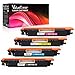 Valuetoner Remanufactured Toner Cartridge Replacement for HP 126A CE310A CE311A CE312A CE313A for Color Pro MFP M175 M275 CP1025nw Laser Printer(Black, Cyan, Magenta, Yellow, 4 Pack)