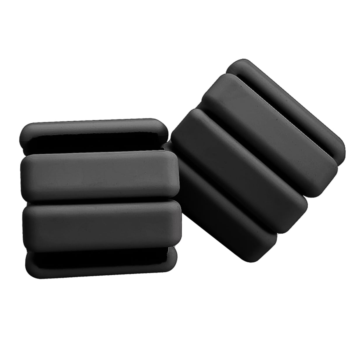 Ieron 2 Pcs Adjustable Wrist Weights Ankle Weights Set for Women Men Exercise Walking Jogging Yoga Aerobics Pilates, Weight-Bearing Bracelet Fitness Wristband,Black