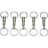 eBoot Detachable Pull Apart Key Rings Keychains (5 Pack)
